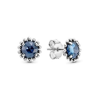 Pandora Orecchini Lobo Cristallo Blu