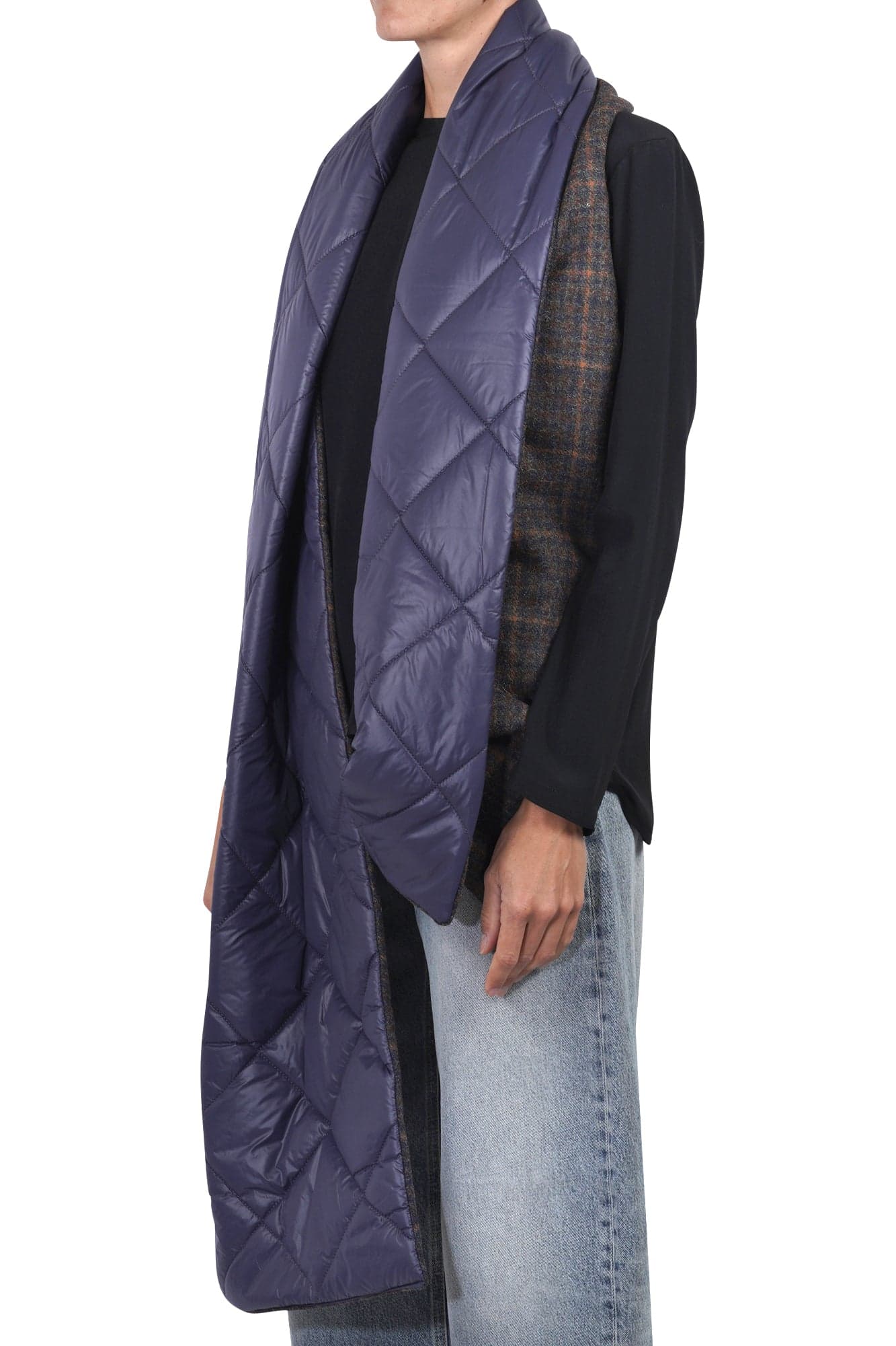 AUTRY Autry - Sciarpa - 460633 - Blu/Ruggine da donna in Sciarpe Drestige - Casamassima, commercioVirtuoso.it