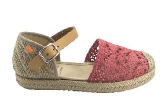 Espadrillas bambina macramè dal 27 al 35 colore terracotta Vul-ladì in prodotto UP Calzature Balduina - Roma, commercioVirtuoso.it