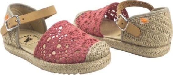 Espadrillas bambina macramè dal 27 al 35 colore terracotta Vul-ladì in prodotto UP Calzature Balduina - Roma, commercioVirtuoso.it