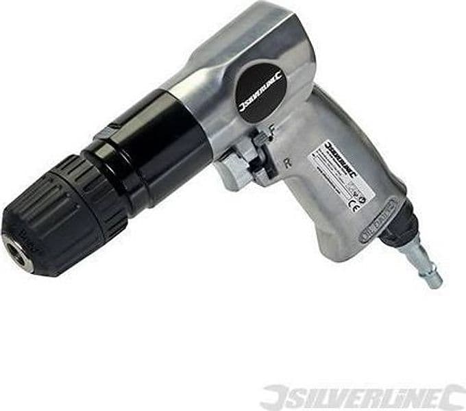 Trapano pneumatico reversibile 10mm mandrino senza chiave Silverline Silverline