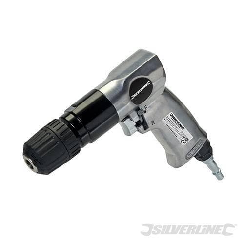 Trapano pneumatico reversibile 10mm mandrino senza chiave Silverline Silverline