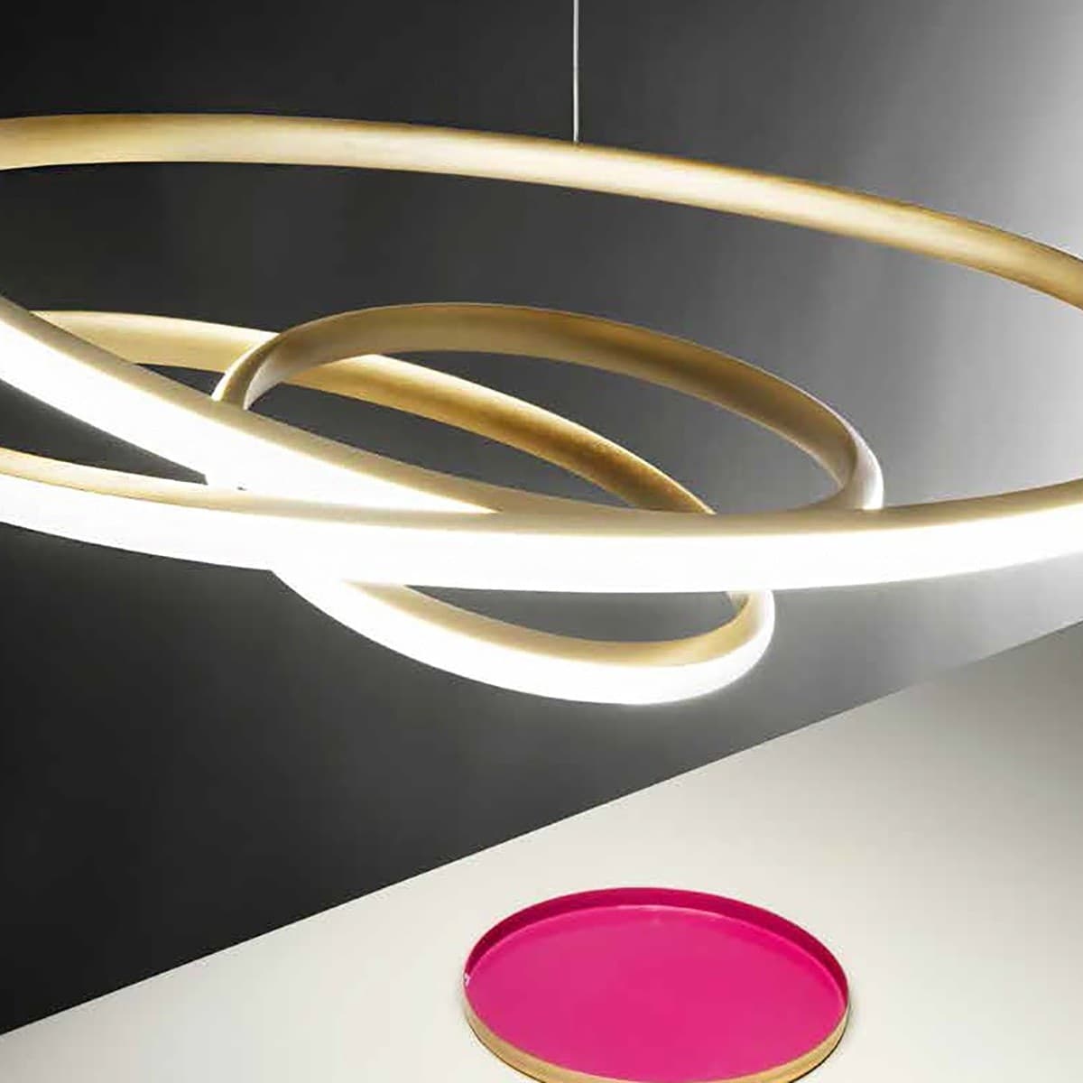 Lampadario led Gea Luce DIVA SG O moderna alluminio sospensione in Lampade a sospensione Lampadari Bartalini - Colle di Val d’Elsa, commercioVirtuoso.it
