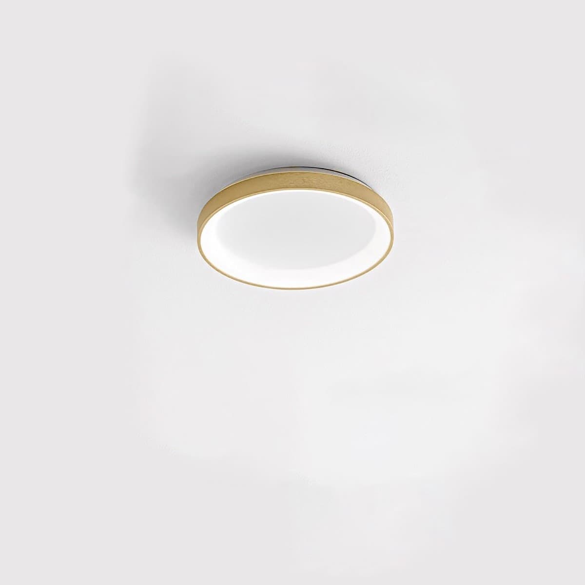 Plafoniera led Gea Luce KRIZIA PP O 30W 3000K alluminio oro lampada soffitto in Plafoniere Lampadari Bartalini - Colle di Val d’Elsa, commercioVirtuoso.it