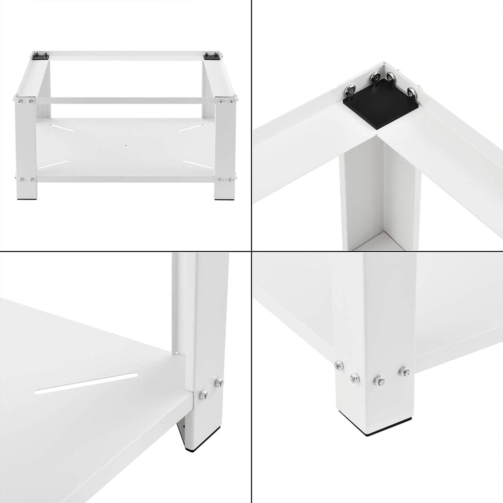 Supporto in Acciaio per Lavatrice o Asciugatrice con Ripiano 63x54 H 31 cm Bianco in Altri ricambi per lavatrici Danyx - Casoria, commercioVirtuoso.it