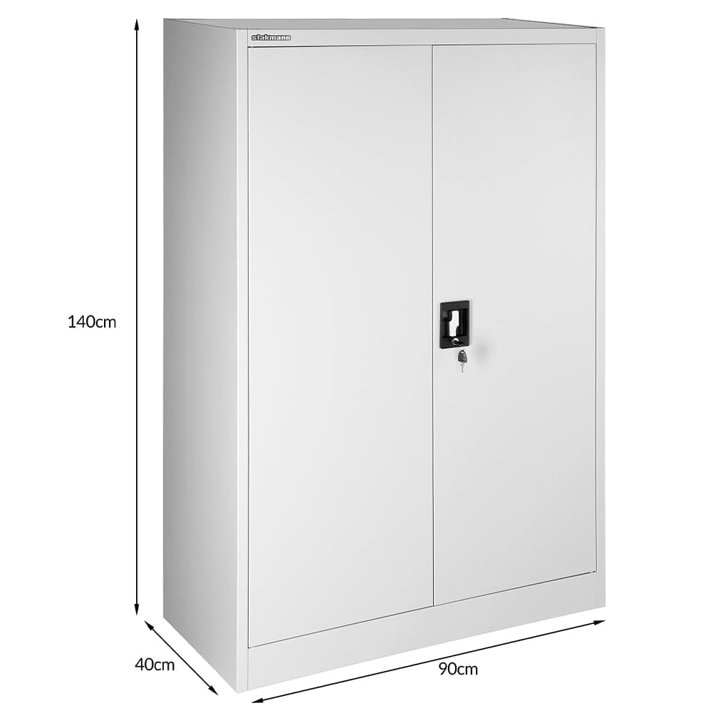 Mobile Ufficio Casa in Acciaio Laminato Porta Documenti 2 Chiavi 90x40 H140cm Grigio in  Danyx - Casoria, commercioVirtuoso.it
