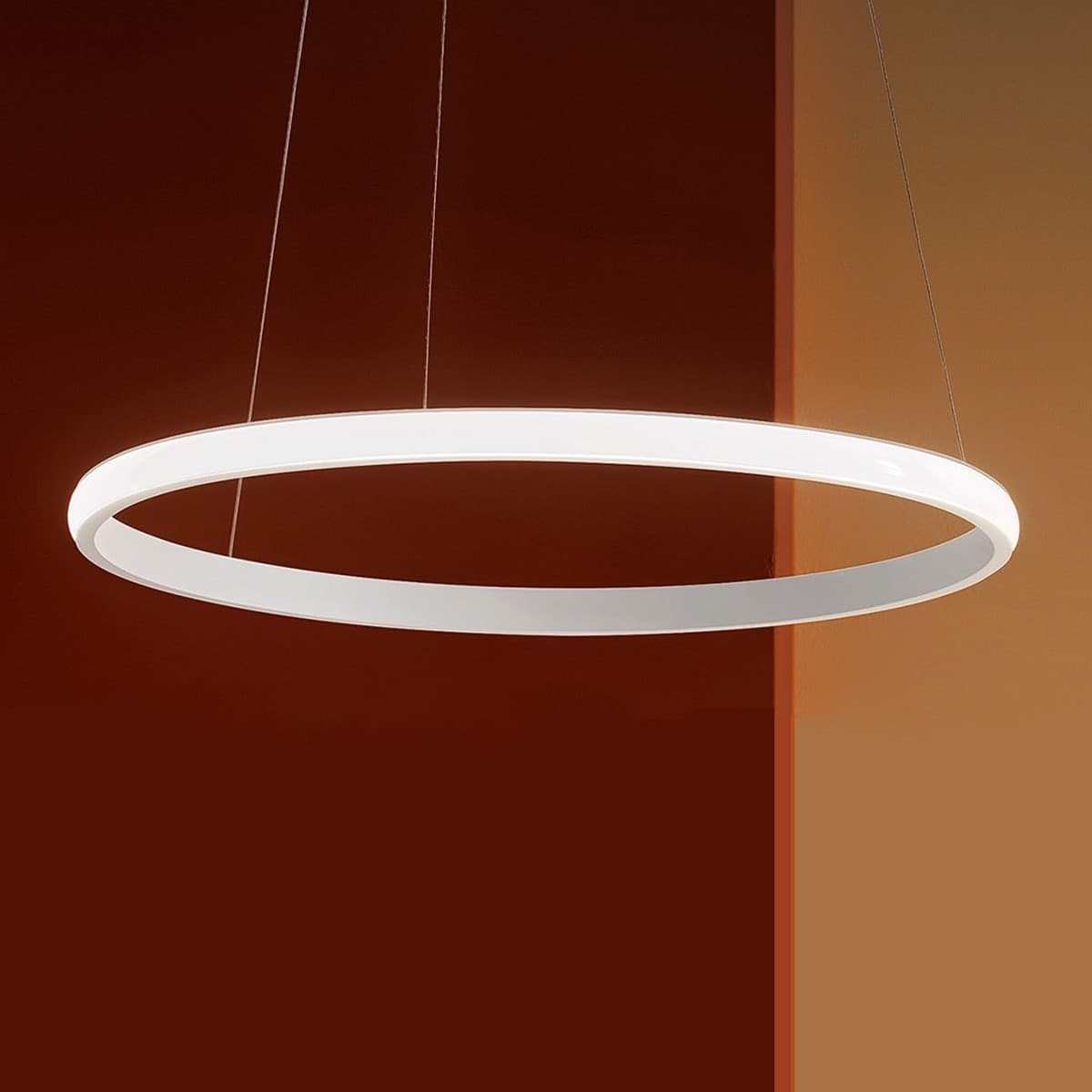 Lampadario moderno Gea Luce IOLE S1 B 28W LED alluminio sospensione in Lampade a sospensione Lampadari Bartalini - Colle di Val d’Elsa, commercioVirtuoso.it