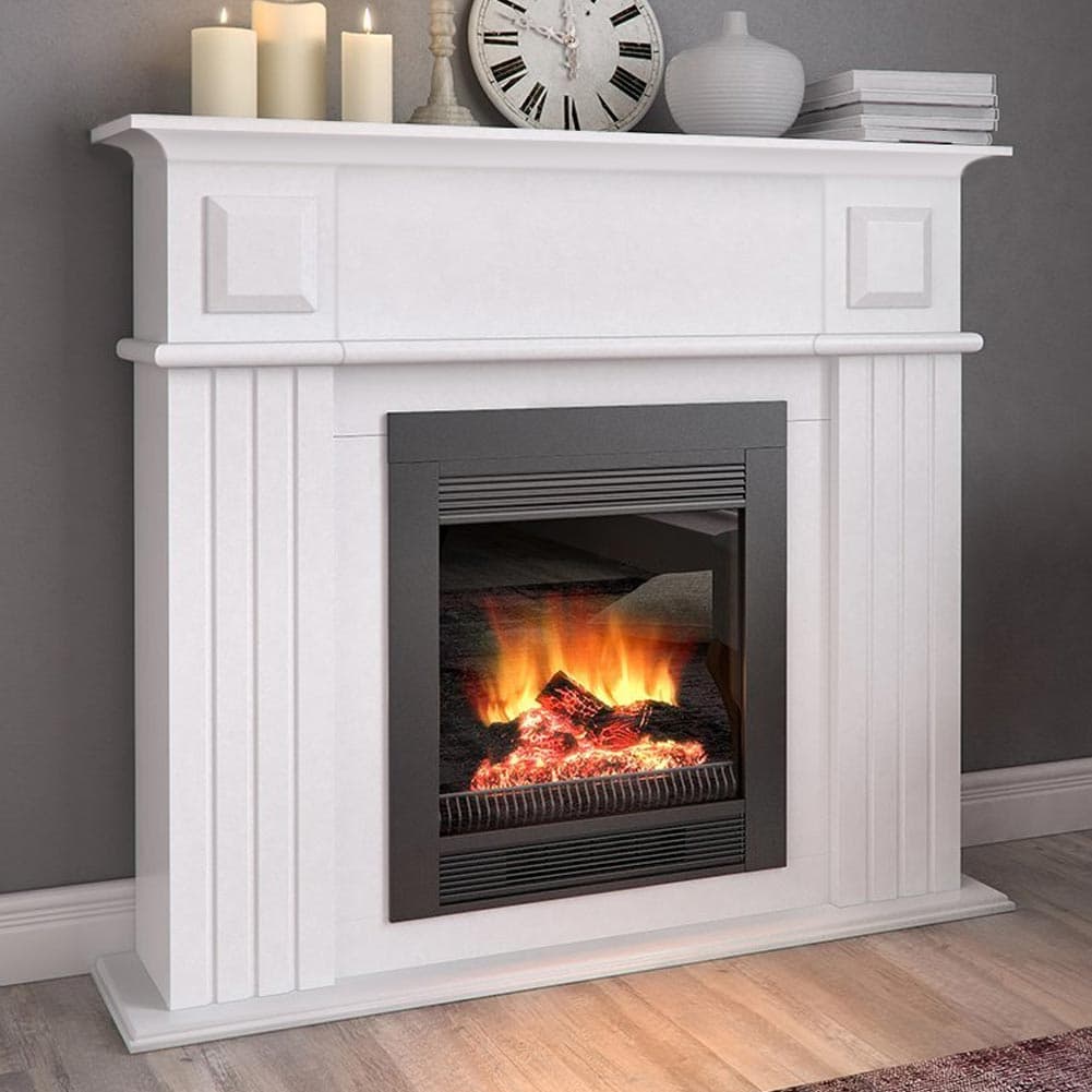 Camino Elettrico con Mobile in Legno 1800W Effetto Fuoco 2Livelli 110x96x36cm in Caminetti elettrici Danyx - Casoria, commercioVirtuoso.it