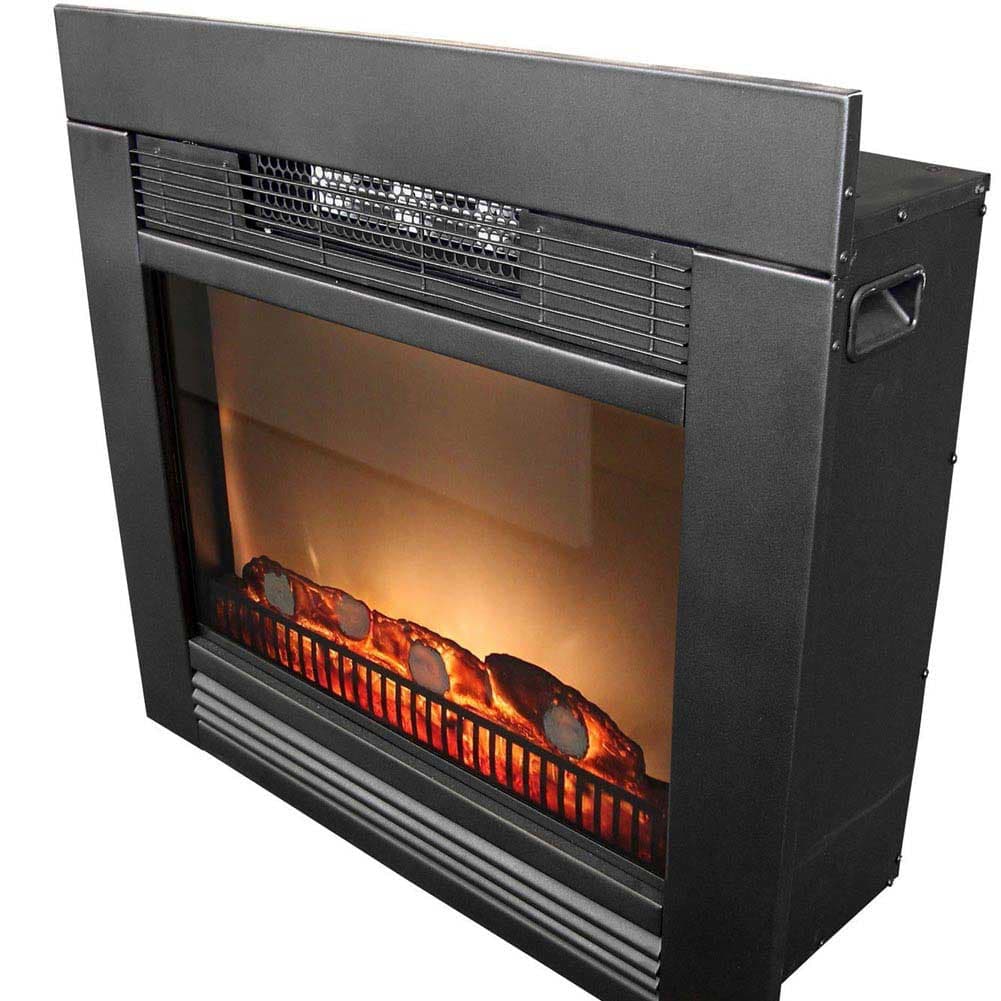 Camino Elettrico con Mobile in Legno 1800W Effetto Fuoco 2Livelli 110x96x36cm in Caminetti elettrici Danyx - Casoria, commercioVirtuoso.it