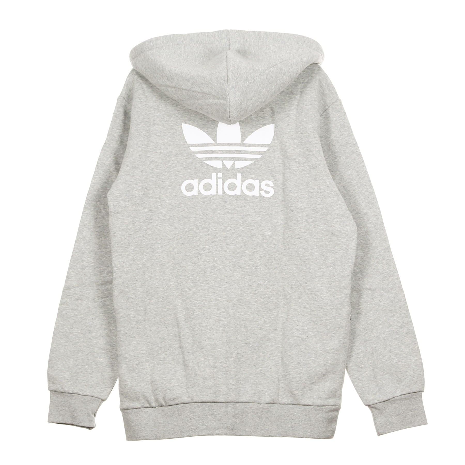 Adidas Felpa Cappuccio Zip Uomo Trf Flc Hoodie Medium Grey Heather da uomo in Felpe con cappuccio Drestige - Casamassima, commercioVirtuoso.it
