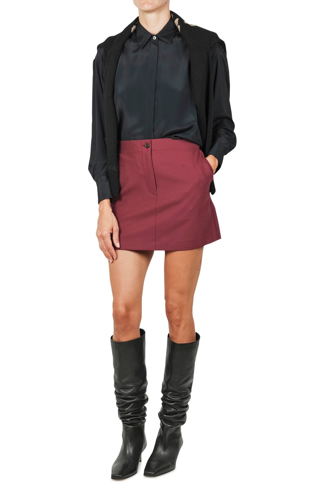 OTTOD'AME Ottod'ame - Camicia - 461135 - Nero da donna in Bluse e camicie Drestige - Casamassima, commercioVirtuoso.it
