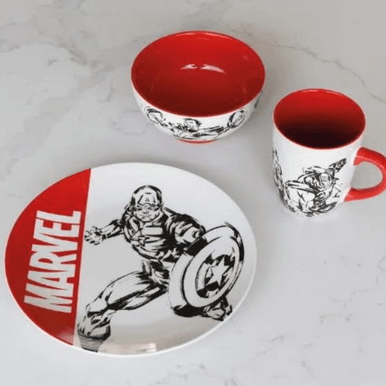 Set Da Tavola Marvel 3 Pezzi - Gp86393 in Piatti Prezzo Bomba Store - Casalnuovo di Napoli, commercioVirtuoso.it