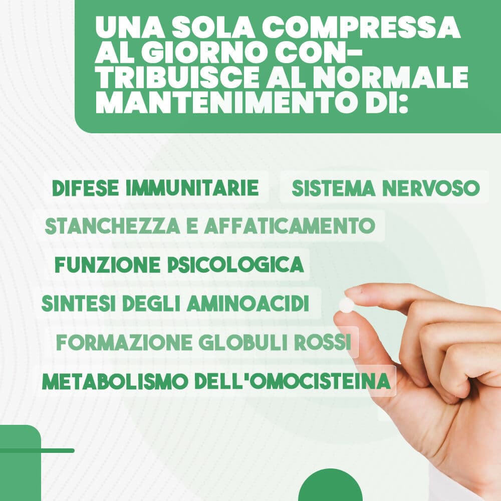 Vitamina b12 1000 mcg e acido folico 400 mcg 160 microcompresse ad alto dosaggio - cianocobalamina e folato vegan per stanchezza fisica e mentale - 5 mesi di fornitura in Vitamina B12 MyLab Nutrition - Roma, commercioVirtuoso.it