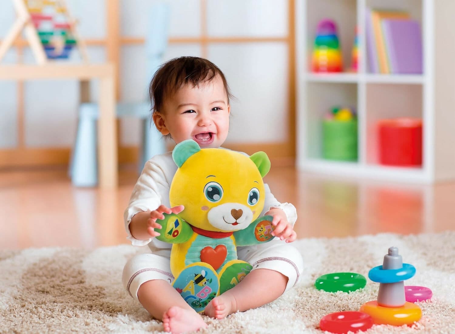 Clementoni Baby - Lele Coccole e Parole - Peluche Parlante Interattivo, Gioco Educativo Prima Infanzia Bambini 6 Mesi, Gioco Pupazzo Neonato, Musicale, Luci e Suoni, con Batterie, in Italiano in Giochi musicali Sanitaria Gioia del Bimbo - Villa San Giovanni, commercioVirtuoso.it