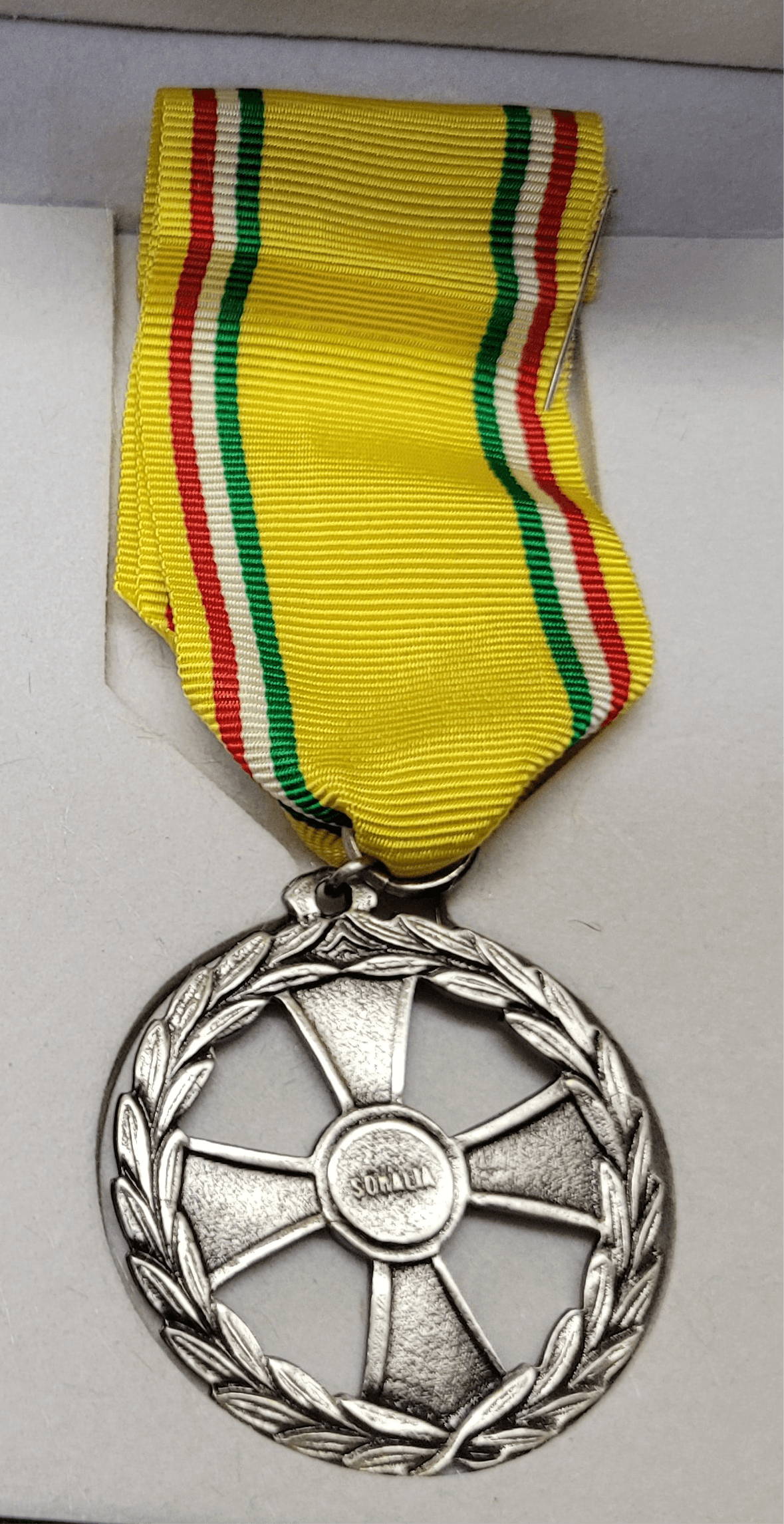 Medaglia decorazione Missione di Pace in Somalia con scatola Repubblica Italiana in Medaglie Il Distintivo - Pesaro, commercioVirtuoso.it