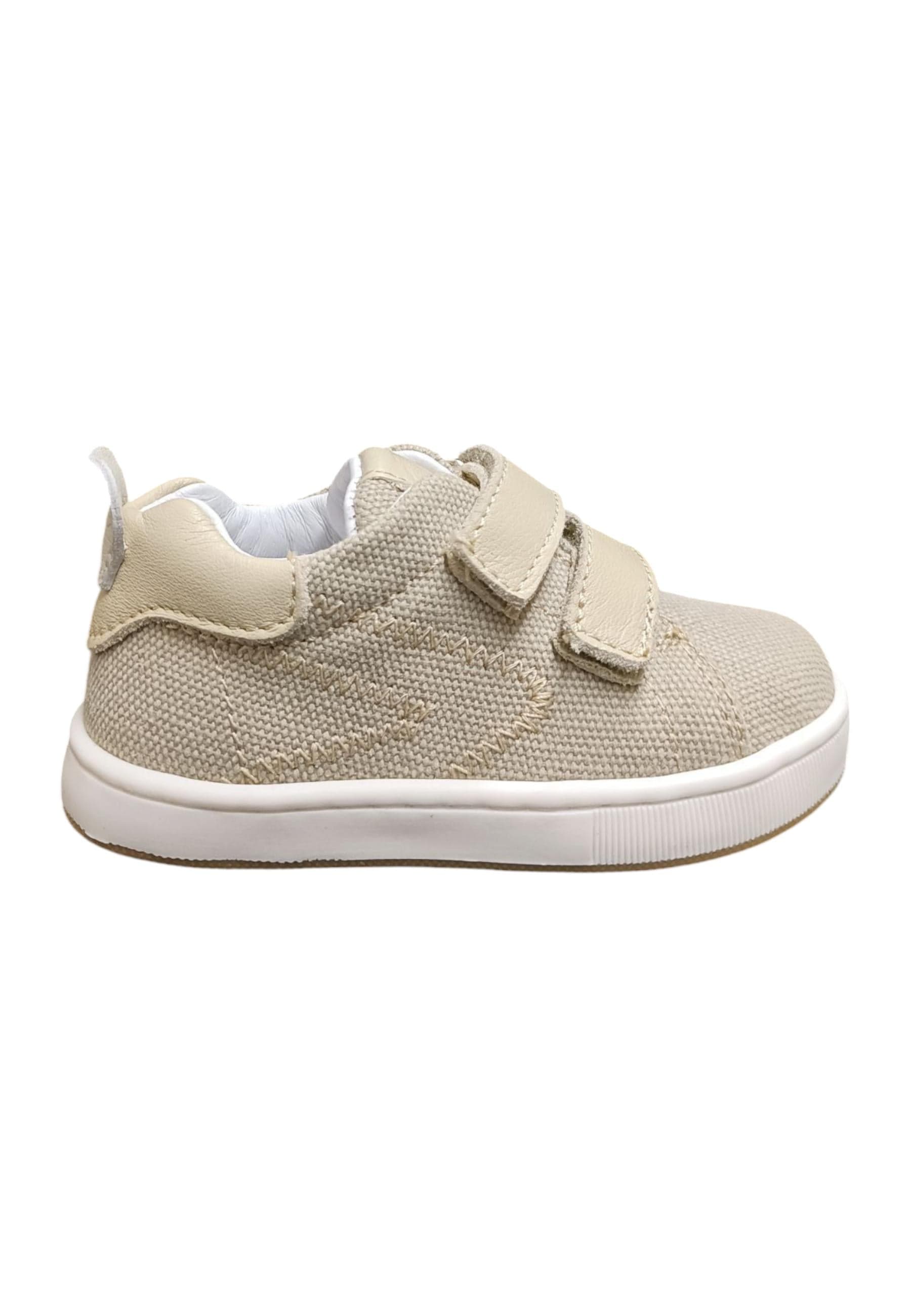 Scarpe sneakers Unisex bambini balducci cita  beige velcro - 7