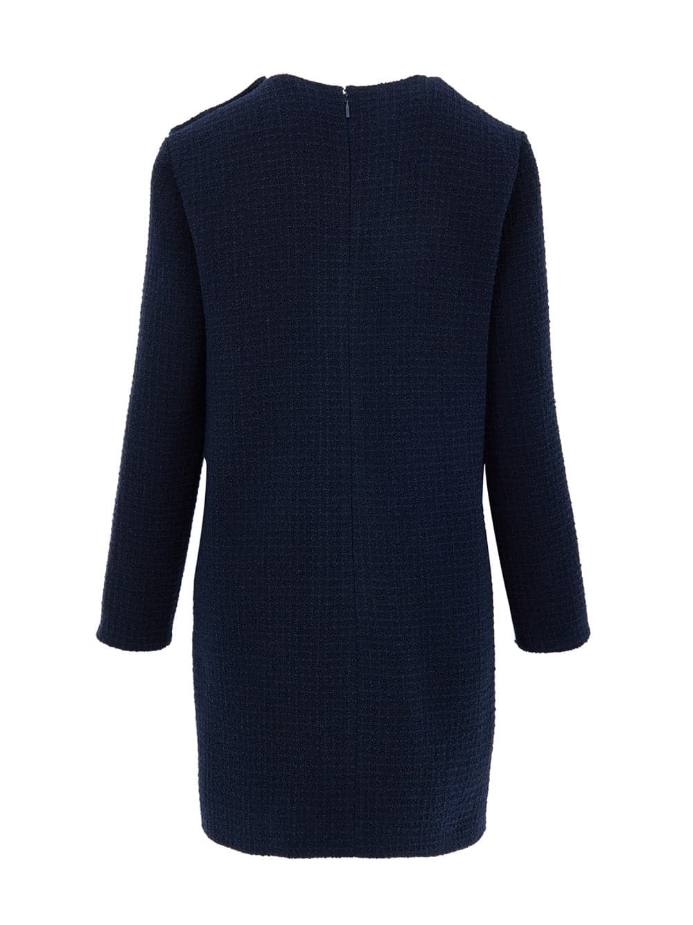 Gucci Abito in Boucle Blu con Bottoni Logo da donna in Casual Drestige - Casamassima, commercioVirtuoso.it