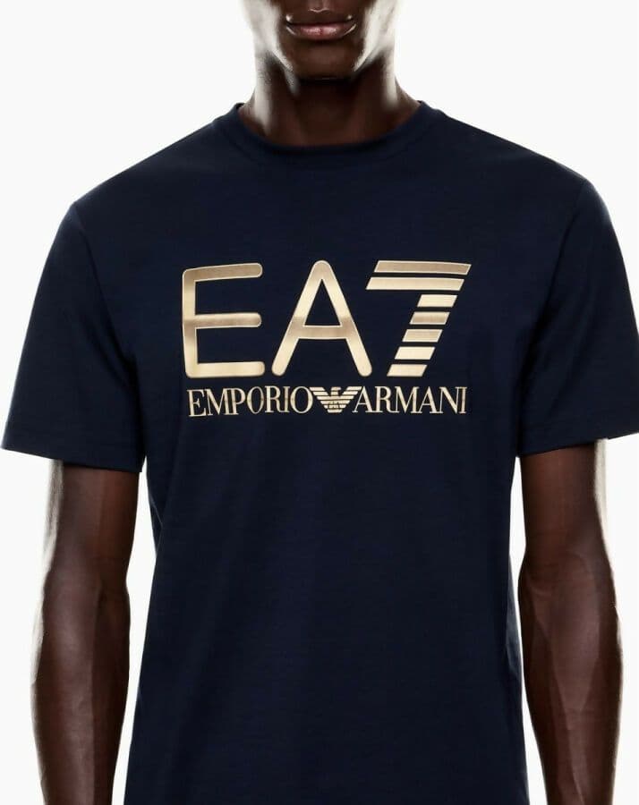 Emporio Armani T-Shirt Uomo Logo Series in Cotone Con Maxi Logo in T-shirt Euforia - Bronte, commercioVirtuoso.it