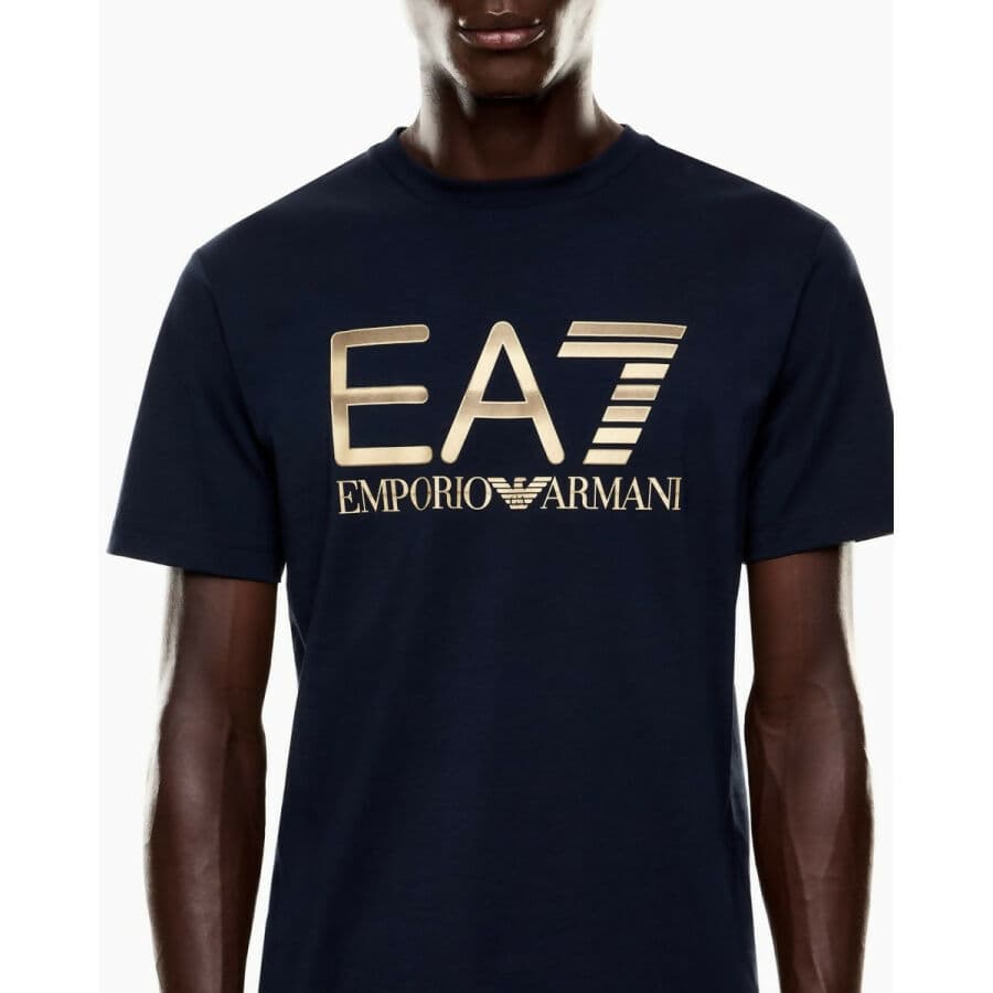 Emporio Armani T-Shirt Uomo Logo Series in Cotone Con Maxi Logo in T-shirt Euforia - Bronte, commercioVirtuoso.it