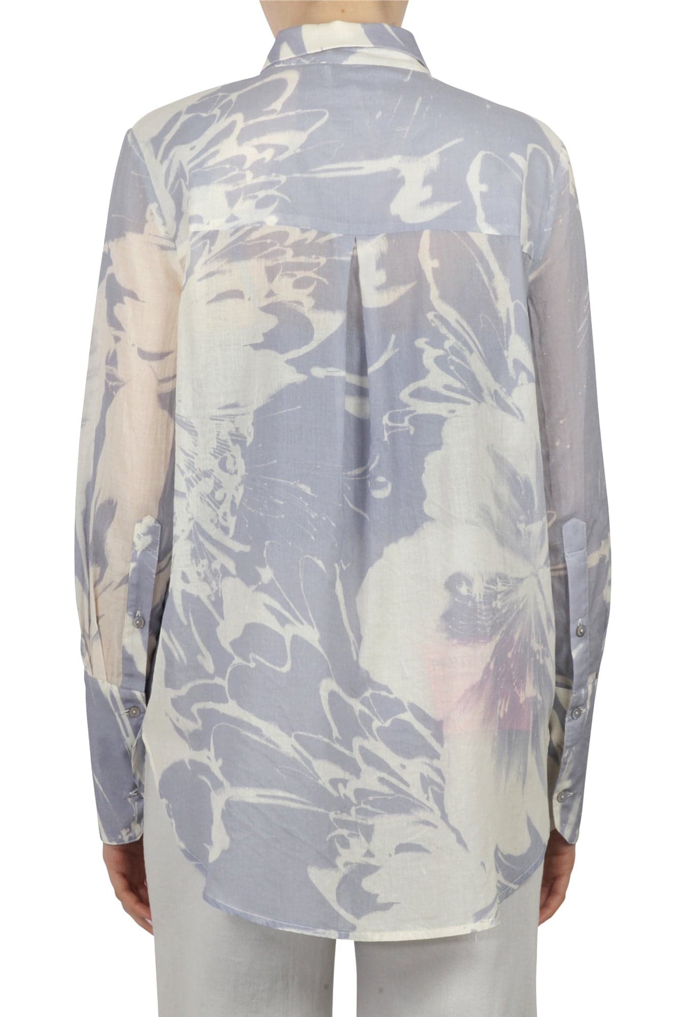 ALESSIA SANTI Alessia Santi - Camicia - 450173 - Lilla/Avena da donna in Bluse e camicie Drestige - Casamassima, commercioVirtuoso.it