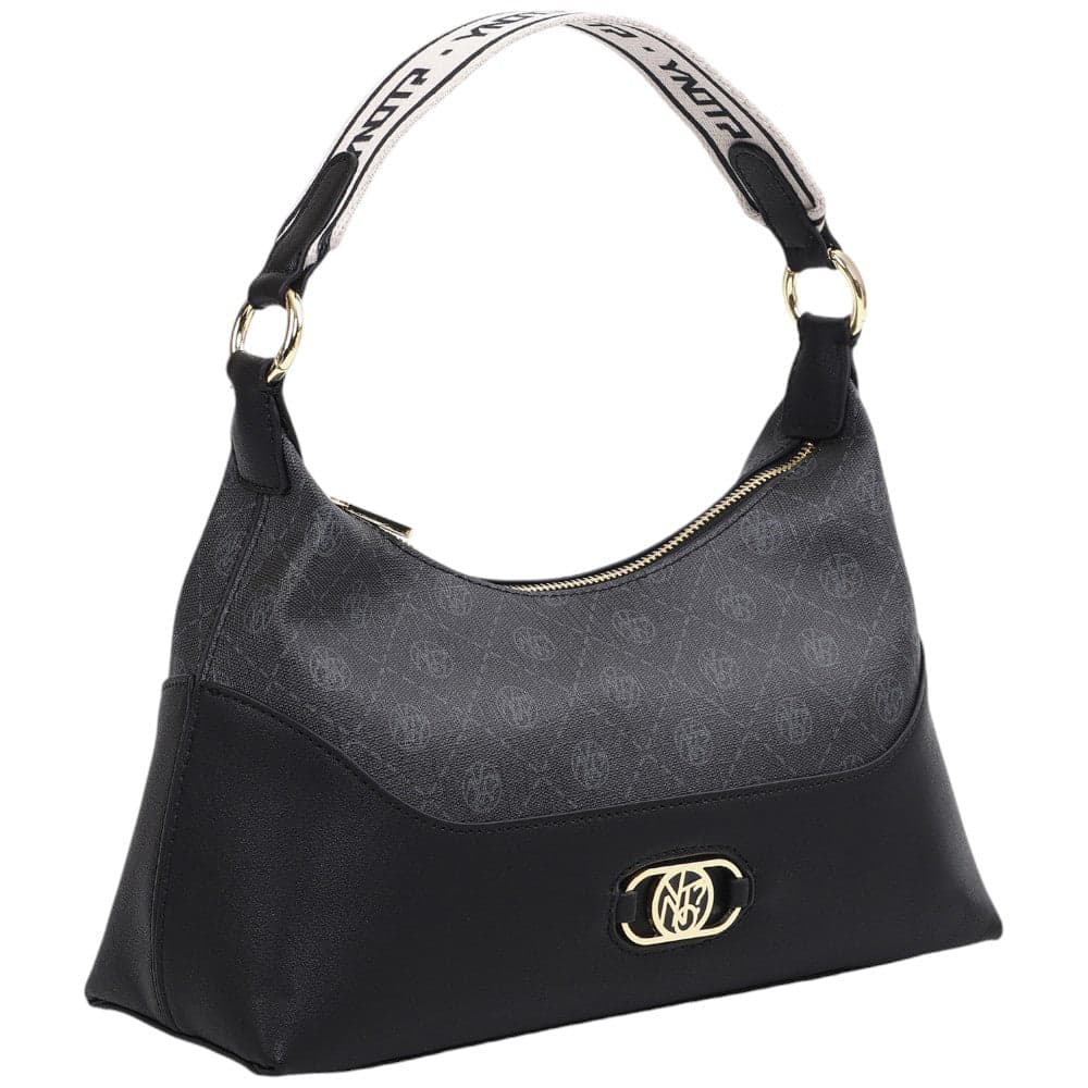 YNot hobo bag nera linea Symbol SYM001F5 Borse YNot