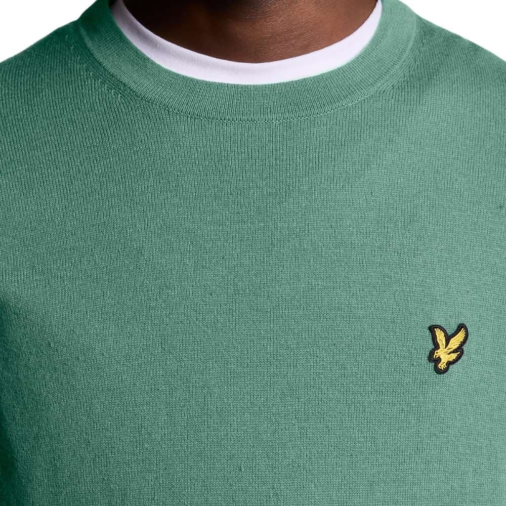 Lyle & Scott pullover merino verde KN2110VC in Maglioni Prodotti di Classe - Nocera Superiore, commercioVirtuoso.it