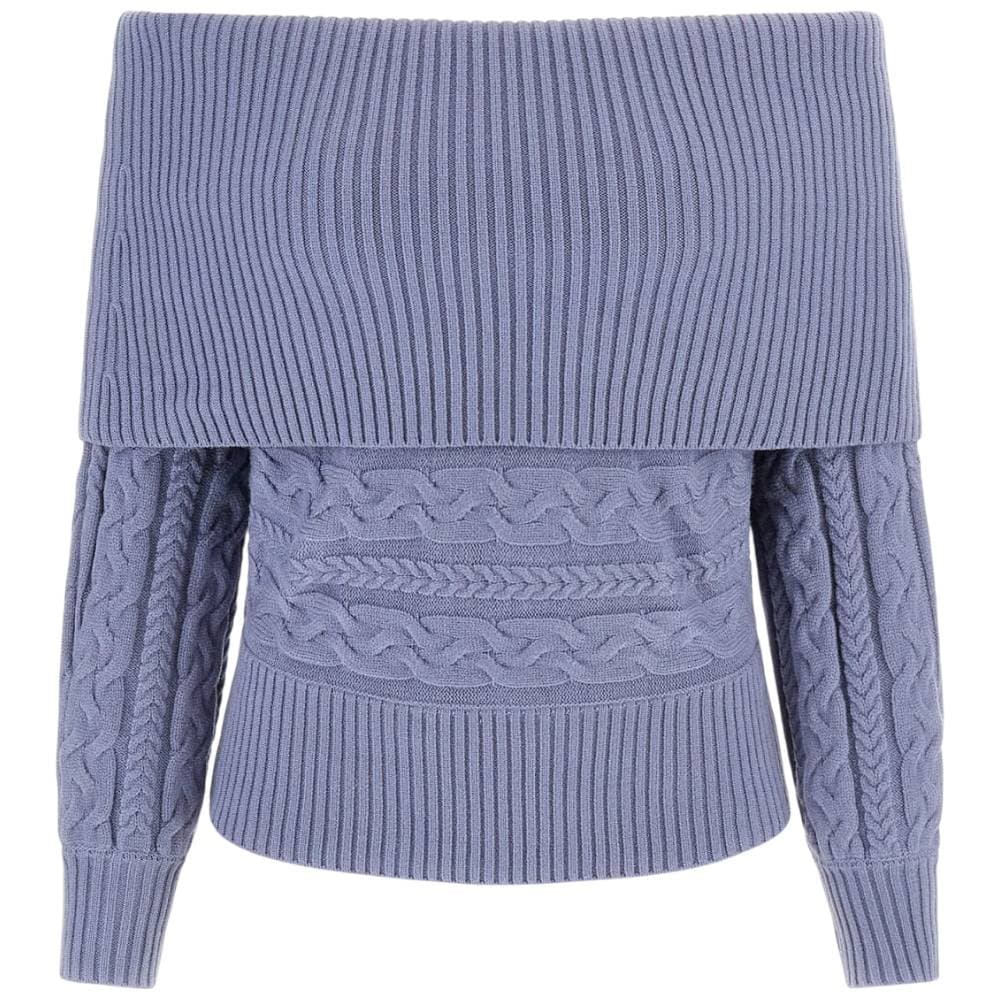 Guess maglione a trecce scollo Bardot W5BR55Z2ZK2G7HZ in Maglioni Prodotti di Classe - Nocera Superiore, commercioVirtuoso.it