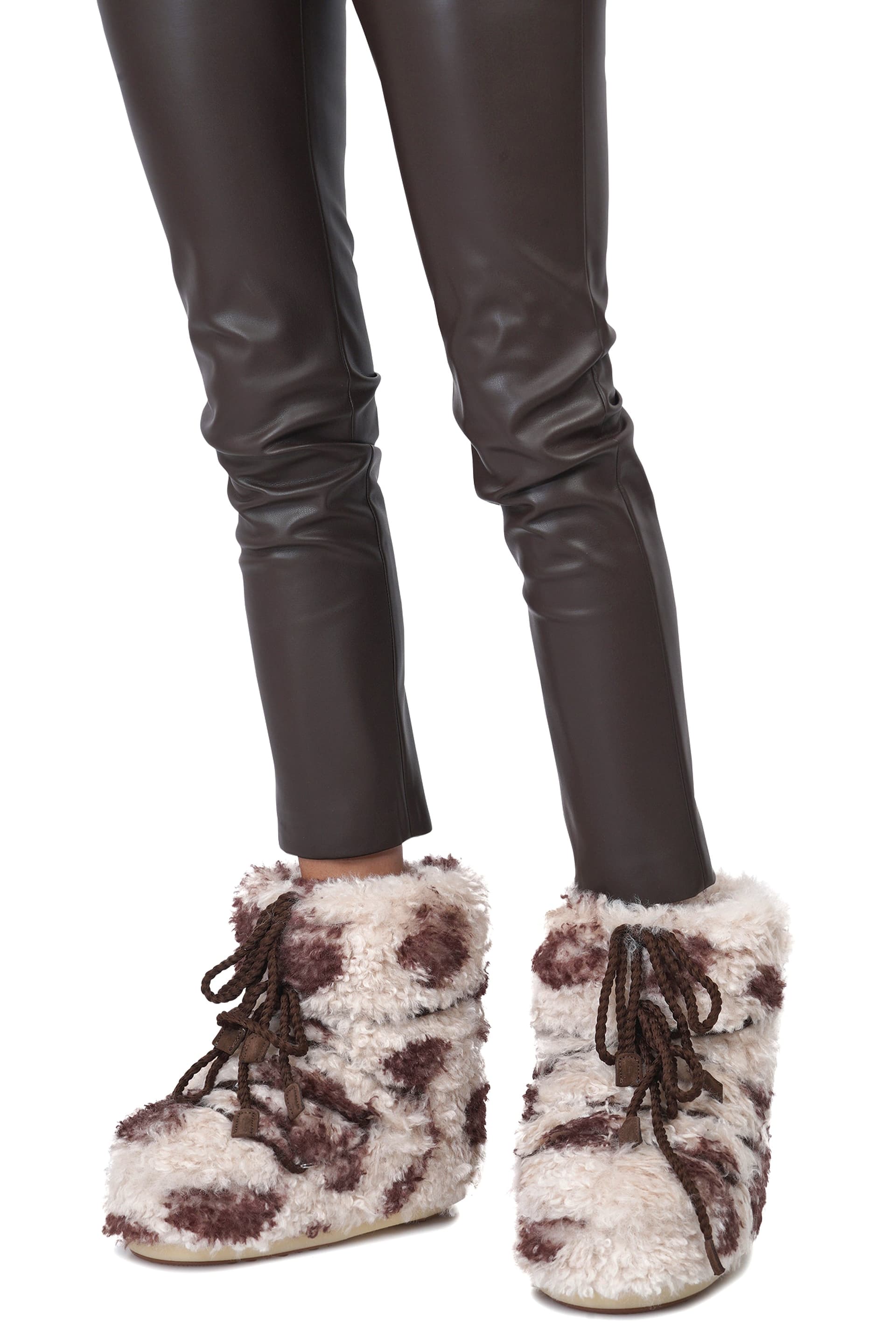 MOON BOOT Moon Boot - Stivali - 460504 - Panna/Cioccolato da donna in Stivali Drestige - Casamassima, commercioVirtuoso.it