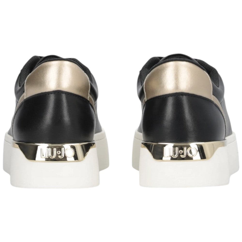 Liu Jo scarpe nere oro sneakers platform PRETTY in Sneaker casual Prodotti di Classe - Nocera Superiore, commercioVirtuoso.it