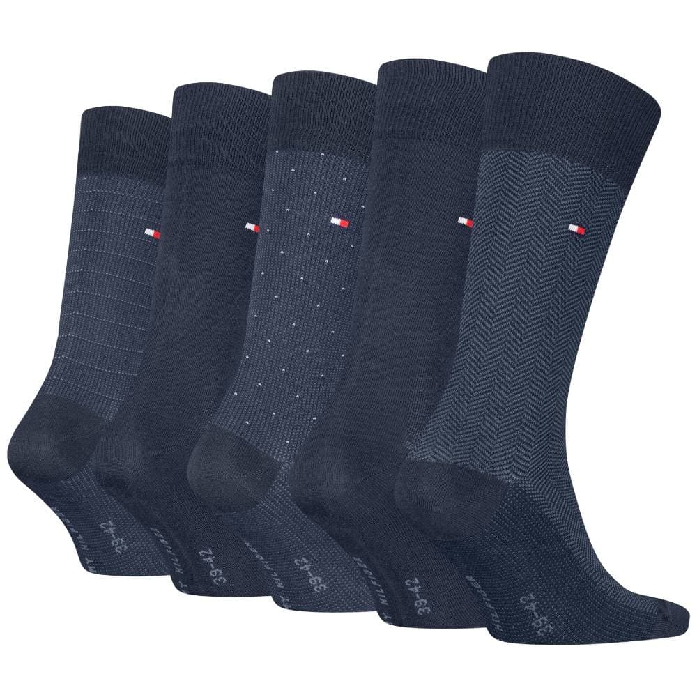 Tommy Hilfiger gift box 5 paia di calzini blu 701235374001 in Calze Prodotti di Classe - Nocera Superiore, commercioVirtuoso.it