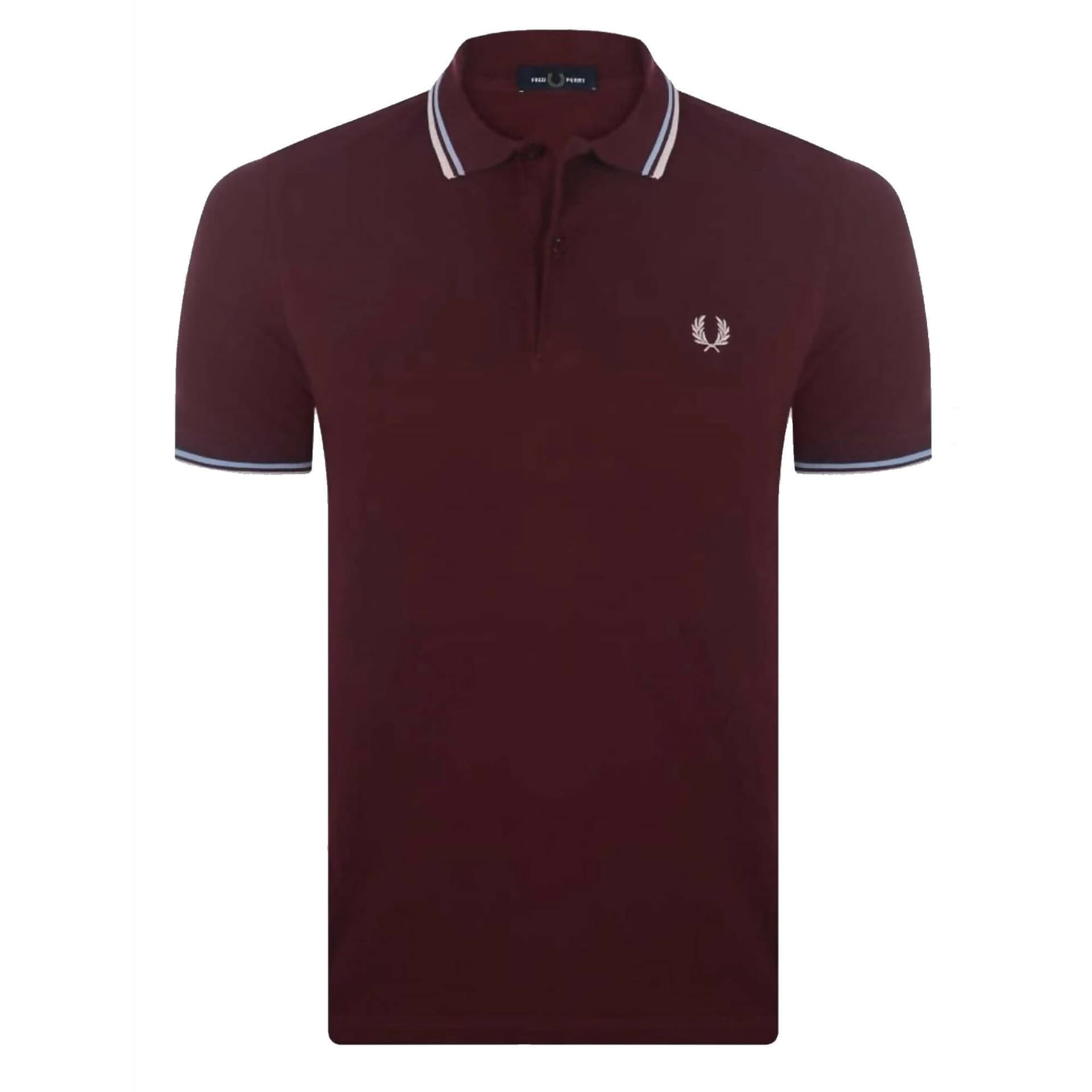 Fred Perry Polo Con Doppia Riga Uomo Regolar Fit Polo Maniche Corte Con Colletto in Polo Euforia - Bronte, commercioVirtuoso.it