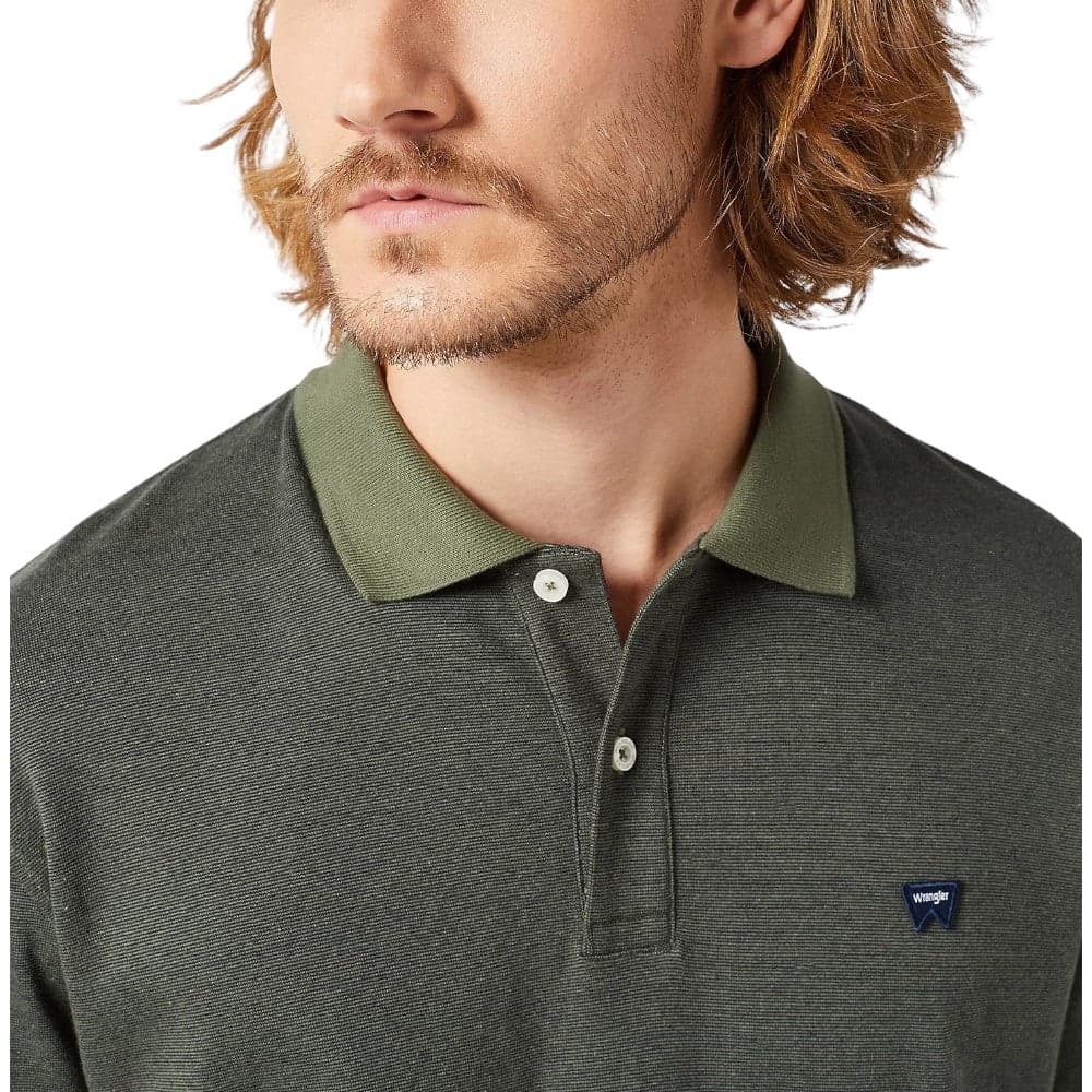Wrangler maglietta polo verde 112350410 Polo Wrangler
