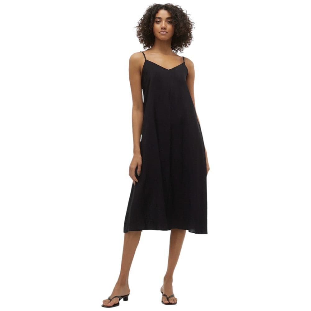 Vero Moda vestito nero in viscosa Josie 10303398 in Casual Prodotti di Classe - Nocera Superiore, commercioVirtuoso.it