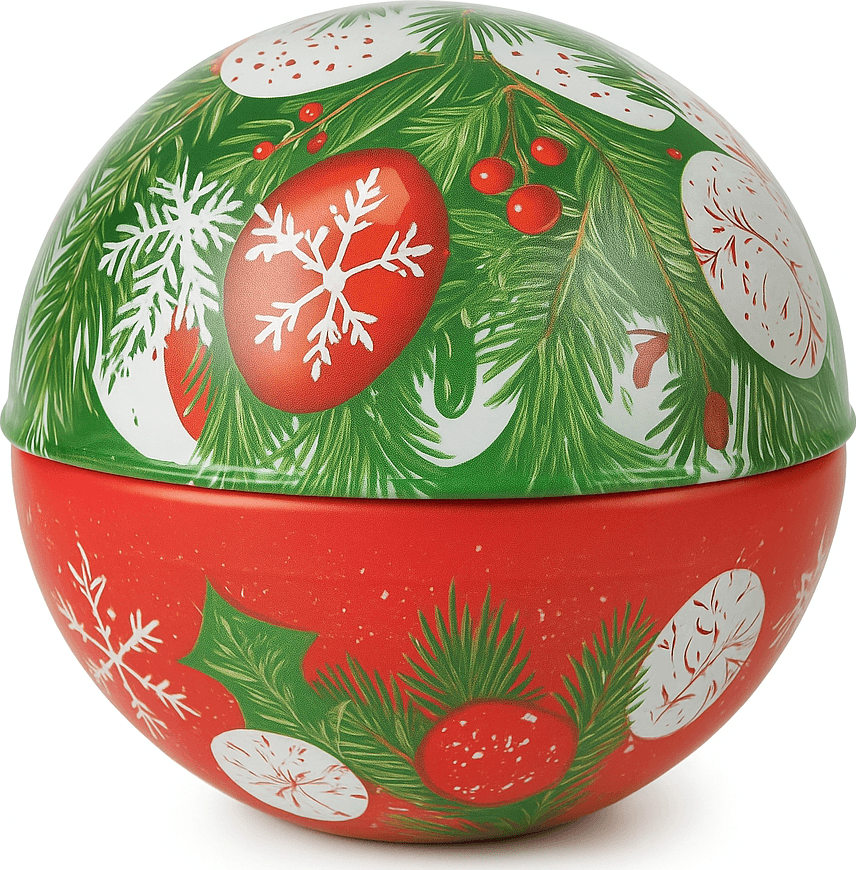 Tè dell’Aviatore – Edizione Natale (pallina decorativa in latta) 10 filtri piramidali in Palle e palline Naturopatica Shop & Therapy - Reggio Calabria, commercioVirtuoso.it