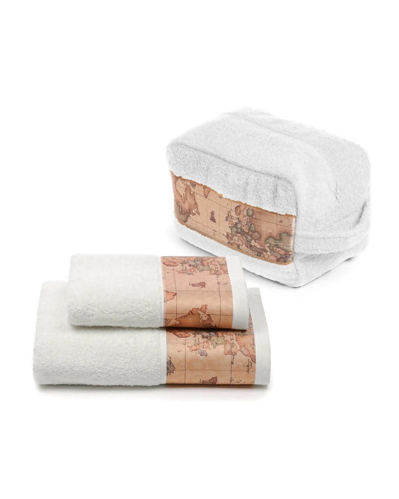 Beauty Asciugamani set ! Alviero Martini Geo Classic Cotone + Pochette Eleganza e Stile 1 Classe di cotone 100% in Asciugamani viso-mani Anastasi - Marsala, commercioVirtuoso.it