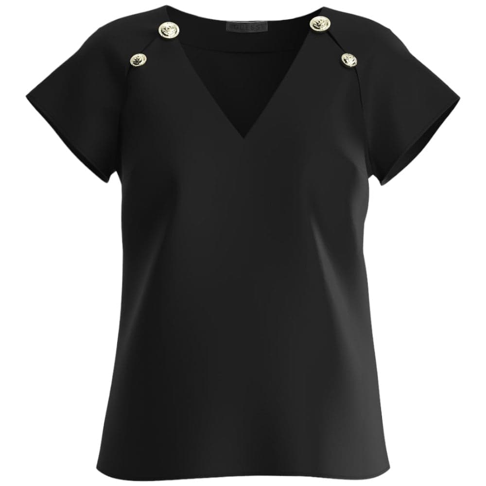 Guess t-shirt nera New Mattea W4RH47 WFWX2 in T-shirt Prodotti di Classe - Nocera Superiore, commercioVirtuoso.it