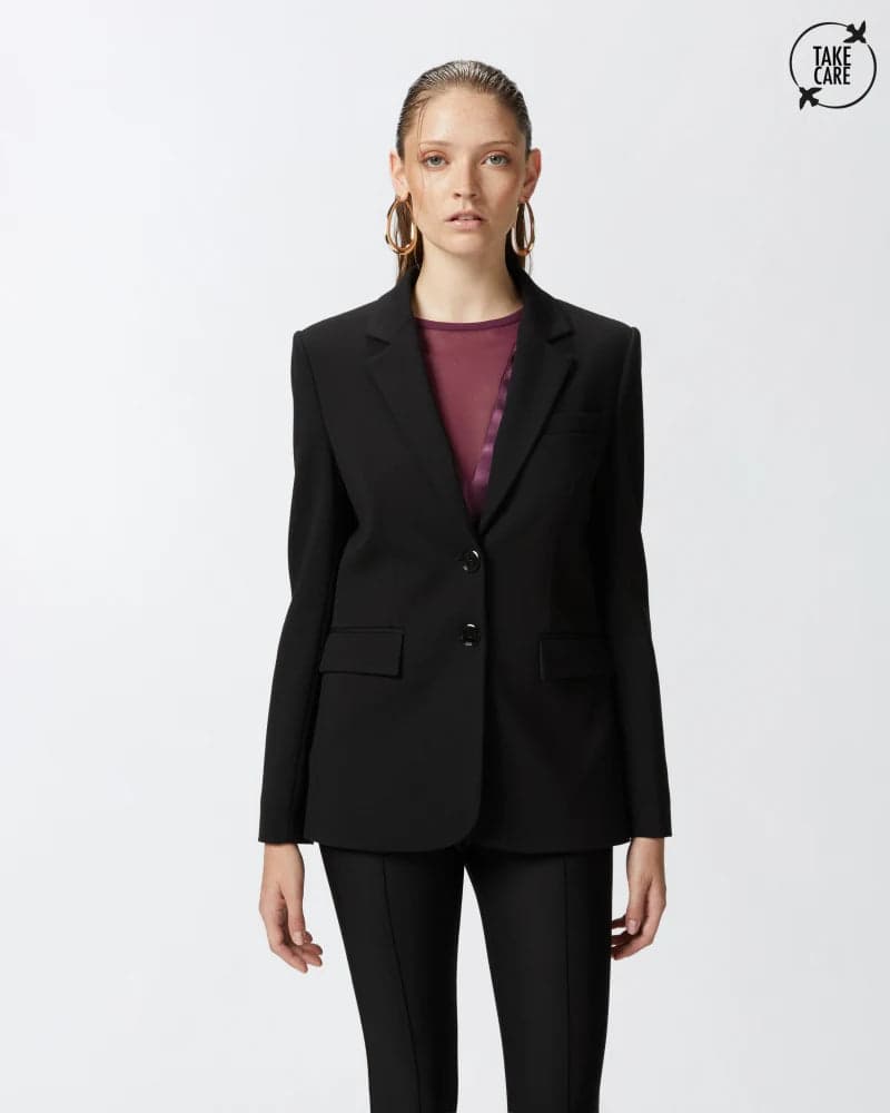 Pinko RUOTA GIACCA PUNTO STOFFA FW25 da donna in Giacche da abito e blazer Drestige - Casamassima, commercioVirtuoso.it