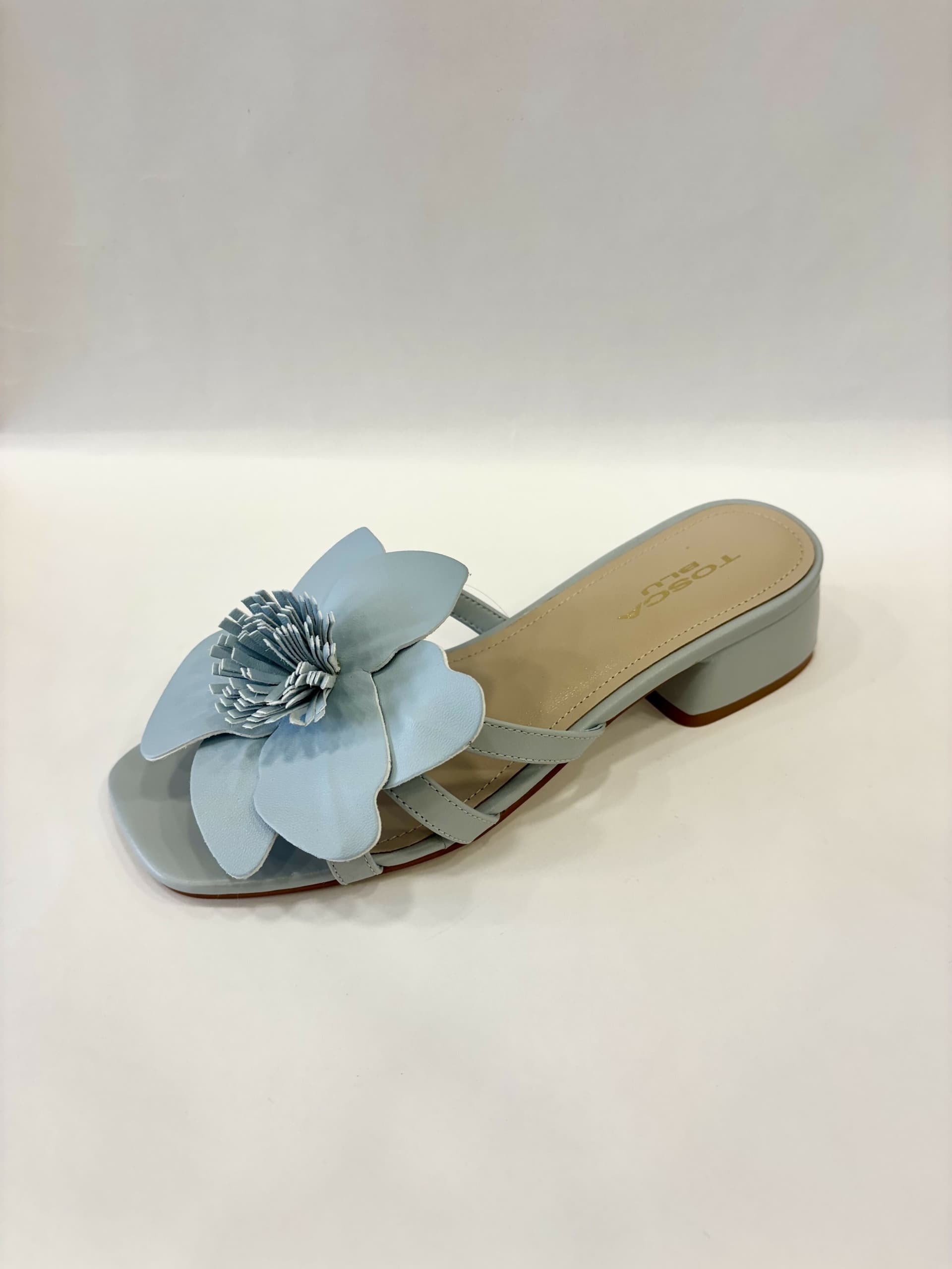 ToscaBlu Donna Sandali flat Lisbona in pelle con accessorio in Ciabatte moda Cantali Calzature - Randazzo, commercioVirtuoso.it