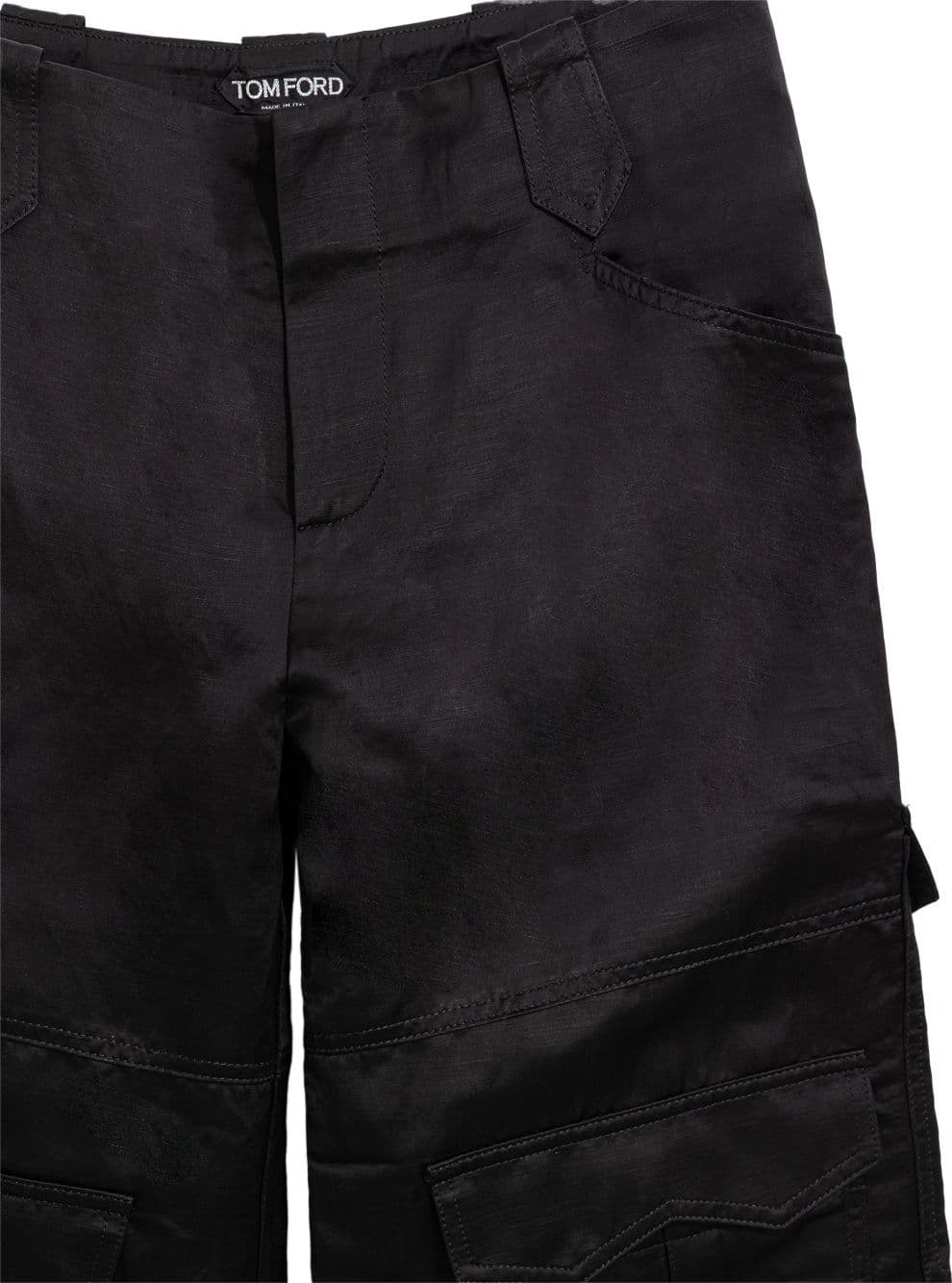 Tom Ford Pantalone Cargo in Viscosa Nera da donna in Pantaloni Drestige - Casamassima, commercioVirtuoso.it