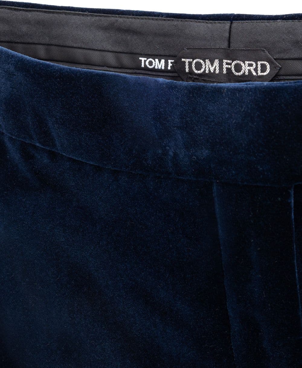 Tom Ford Gonna Midi in Velluto Blu da donna in Gonne Drestige - Casamassima, commercioVirtuoso.it