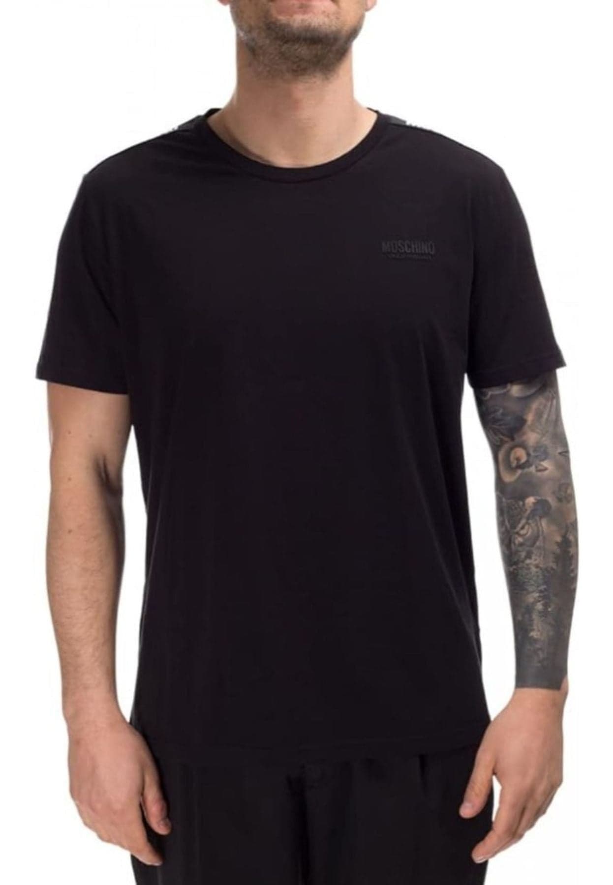 moschino T-SHIRT BANDA LOGATA da uomo in T-shirt Drestige - Casamassima, commercioVirtuoso.it