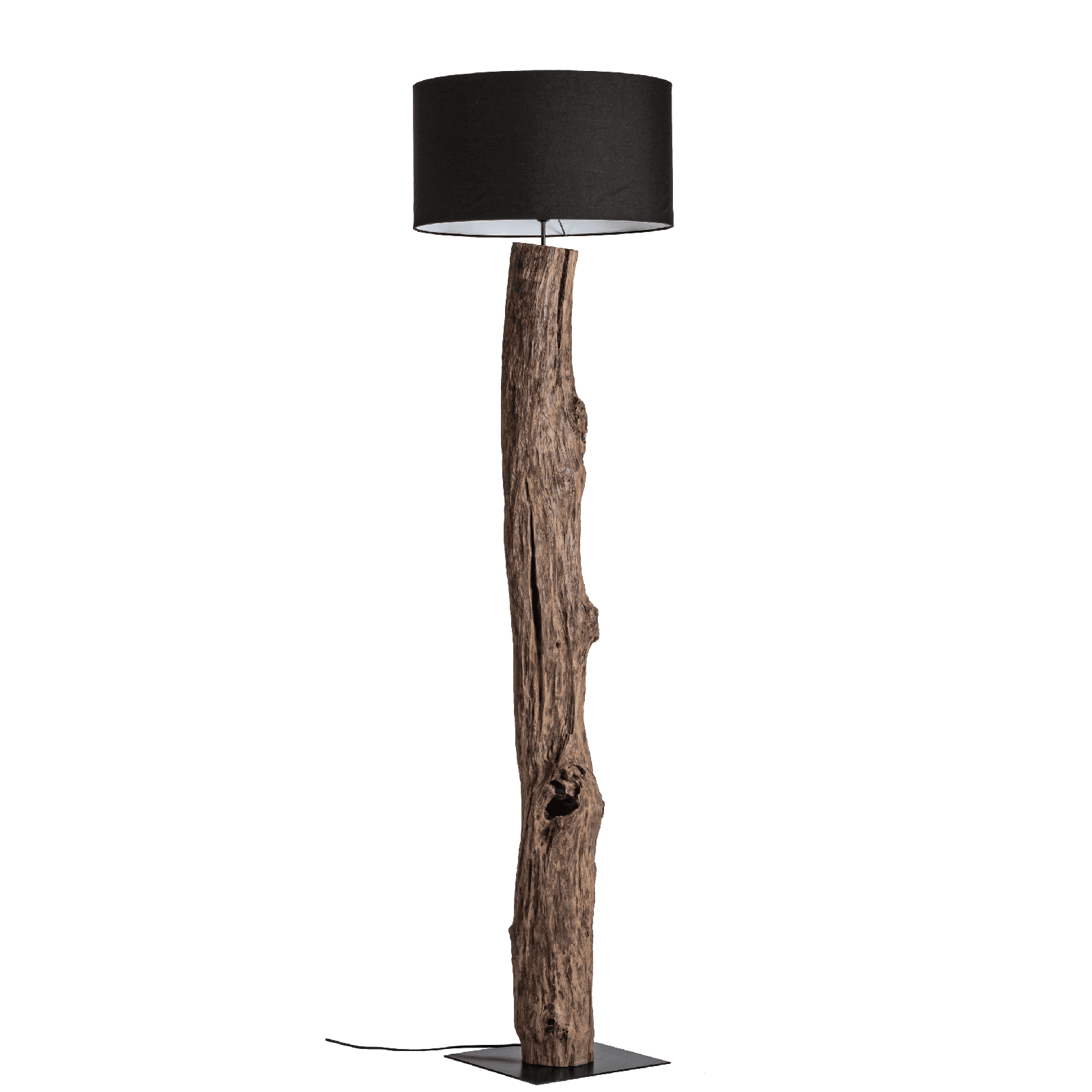 Piantana kleta in legno di teak riciclato h 120/180 cm - 8