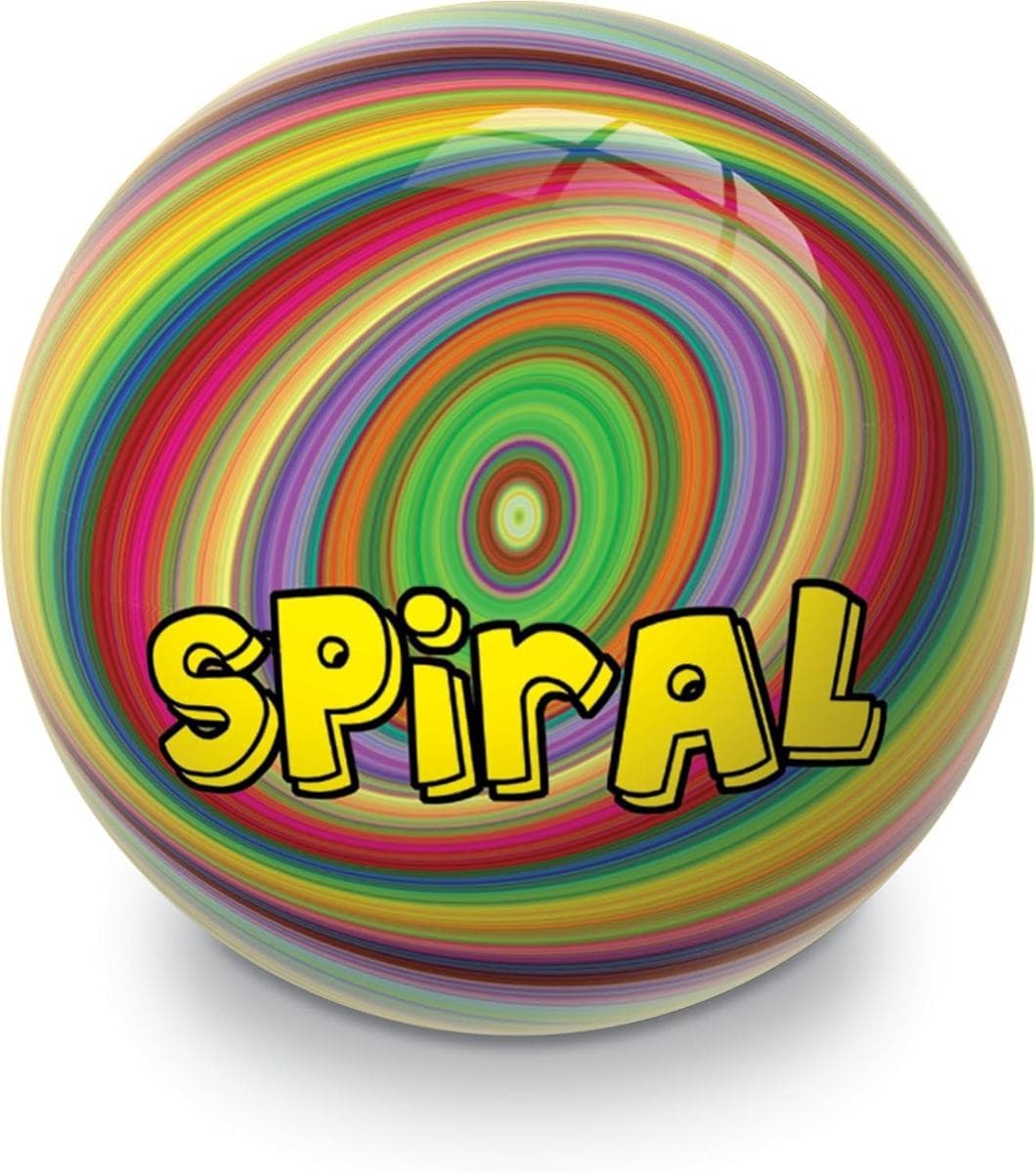 PALLONE PLASTICA SPIRAL FLUO