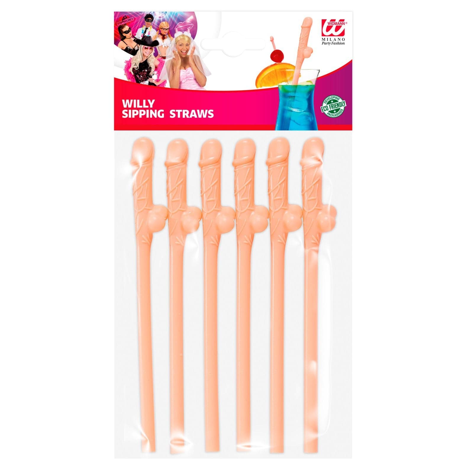 6 cannucce divertenti riutilizzabili con pisello rosa carne per la sposa alla festa hot di addio al nubilato sexy gadget per adulti 18+ in Cannucce Kondorama - Martinsicuro, commercioVirtuoso.it