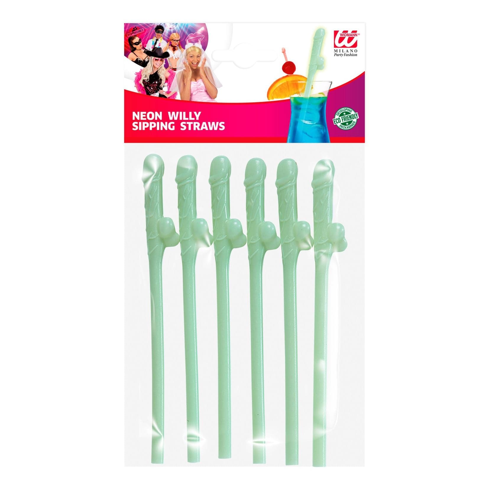 6 cannucce pisello fluorescenti per la sposa alla festa hot di addio al nubilato sexy gadget per adulti 18+ in Cannucce Kondorama - Martinsicuro, commercioVirtuoso.it