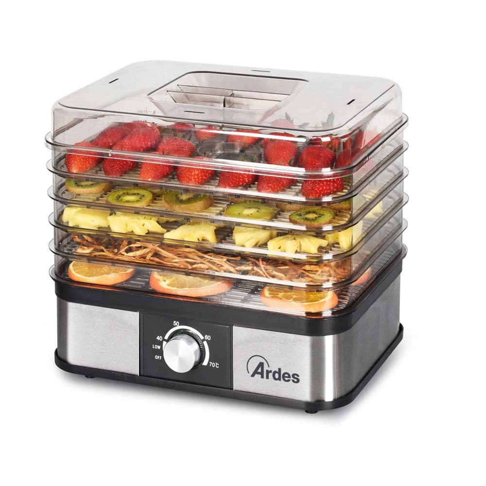 Ardes disidratatore alimentare ar1k15 potenza 245 w materiale acciaio inossidabile colore trasparente