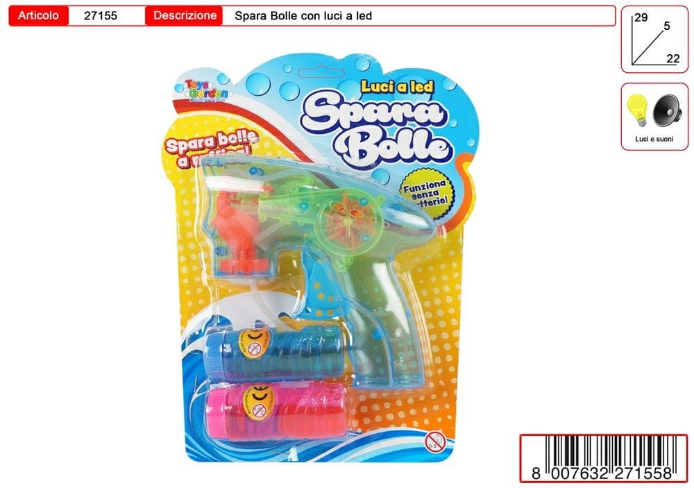 PISTOLA BOLLE SAPONE FRIZIONE