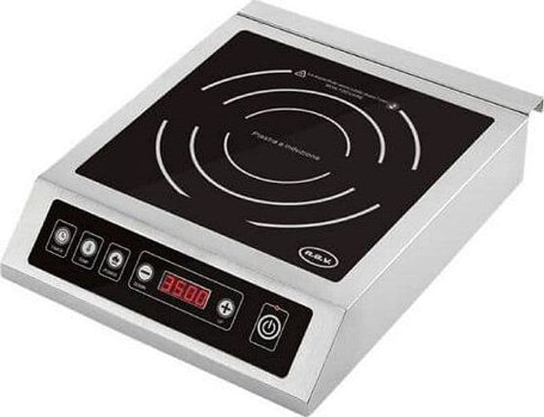 Piastra induzione r. g. v. 100420 ind2 new silver e black