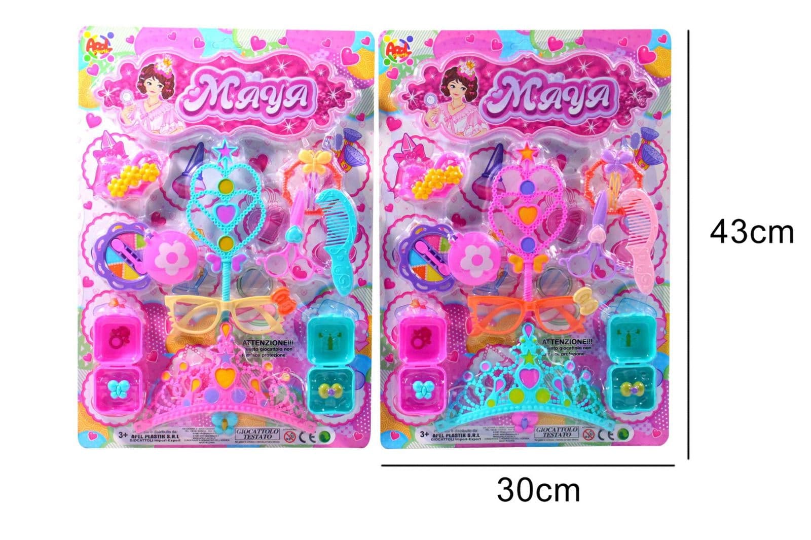 Blister Beauty Maya 2 Colori Assortiti