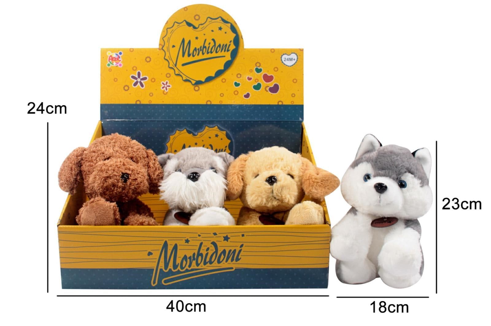 Peluche Cagnolino 4 Assortimento 23cm in Animali di peluche Save The Money - Rimini, commercioVirtuoso.it